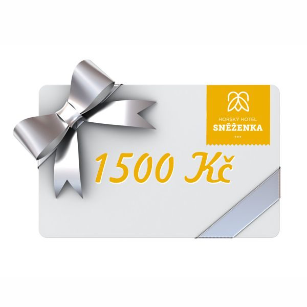 Dárkový poukaz 1500 Kč