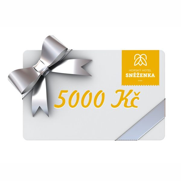 Dárkový poukaz 5000 Kč